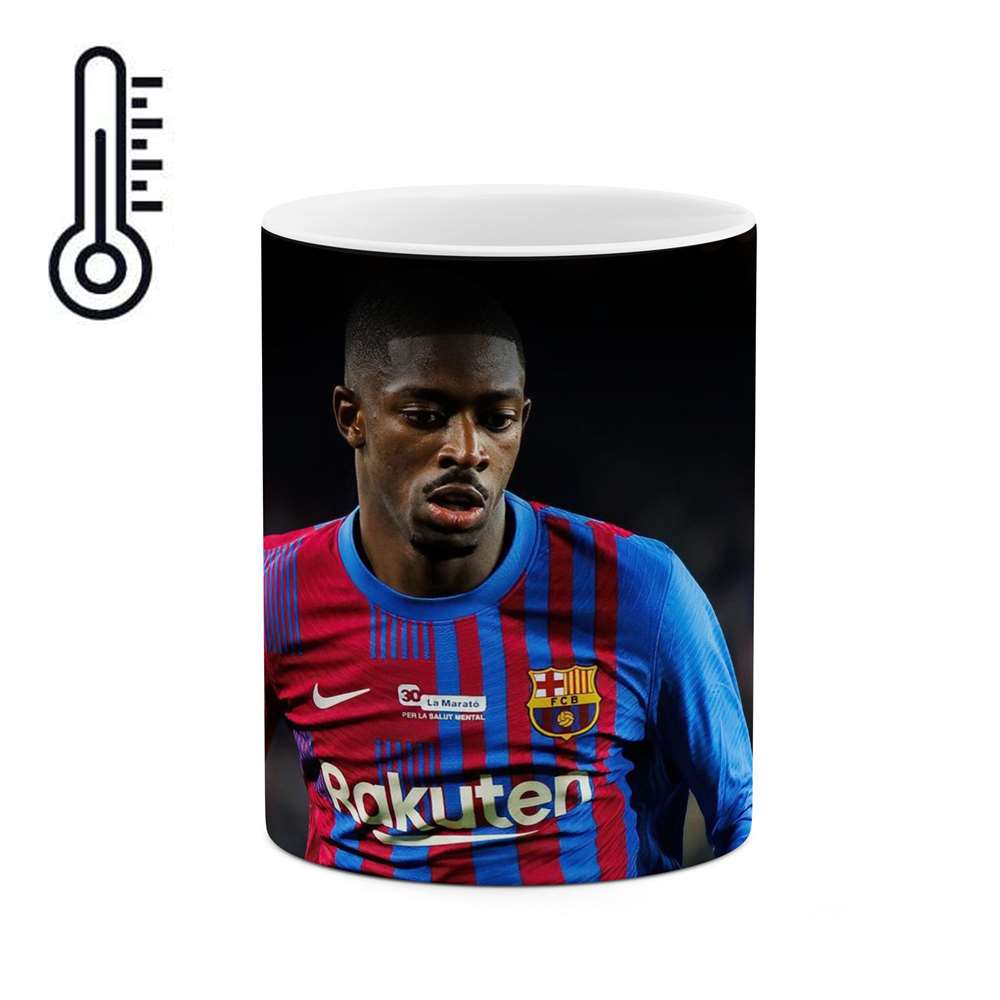 ماگ حرارتی طرح فوتبالیست Dembele مدل mgph12137