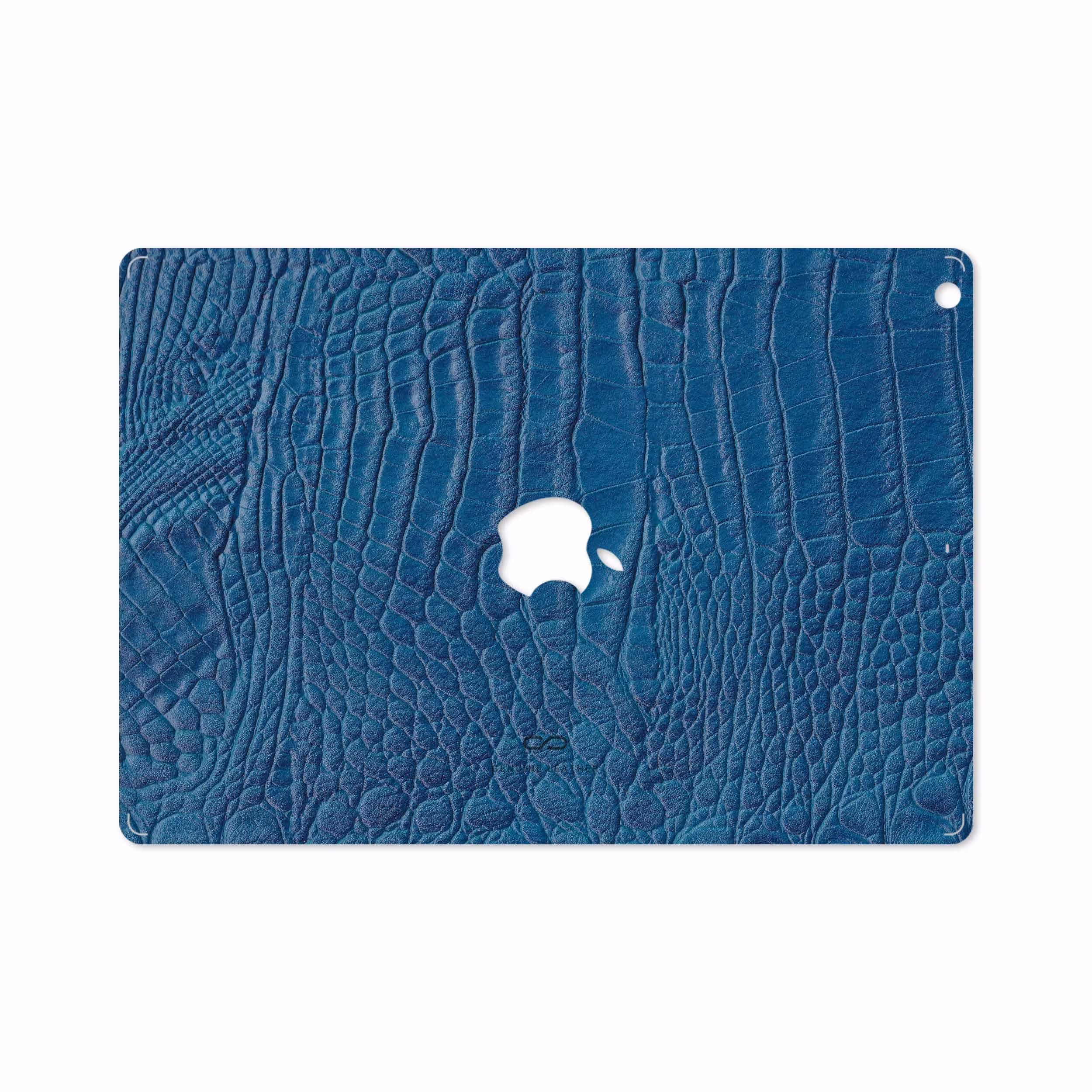 برچسب پوششی ماهوت مدل Blue-Crocodile-Leather مناسب برای تبلت اپل iPad Air 2013 A1475