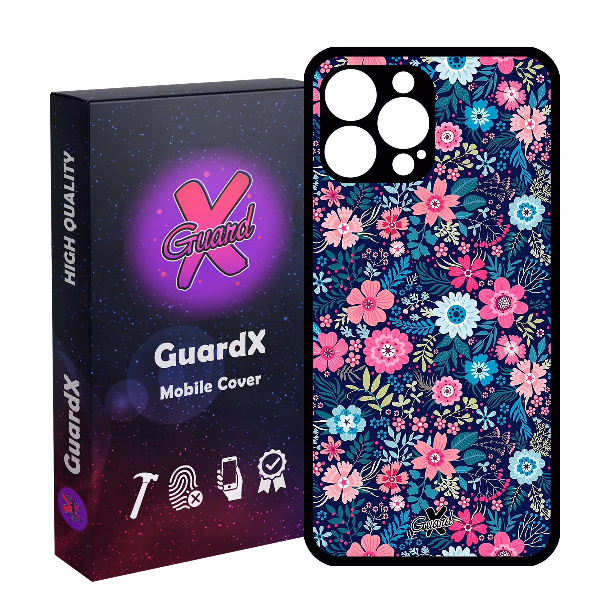 کاور گارد ایکس طرح Flower مدل Glass10210 مناسب برای گوشی موبایل اپل iPhone 13 Pro Max