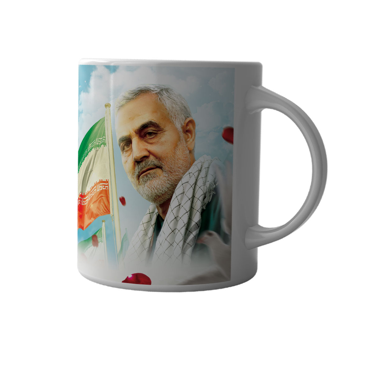 ماگ طرح شهید سلیمانی کد m-024