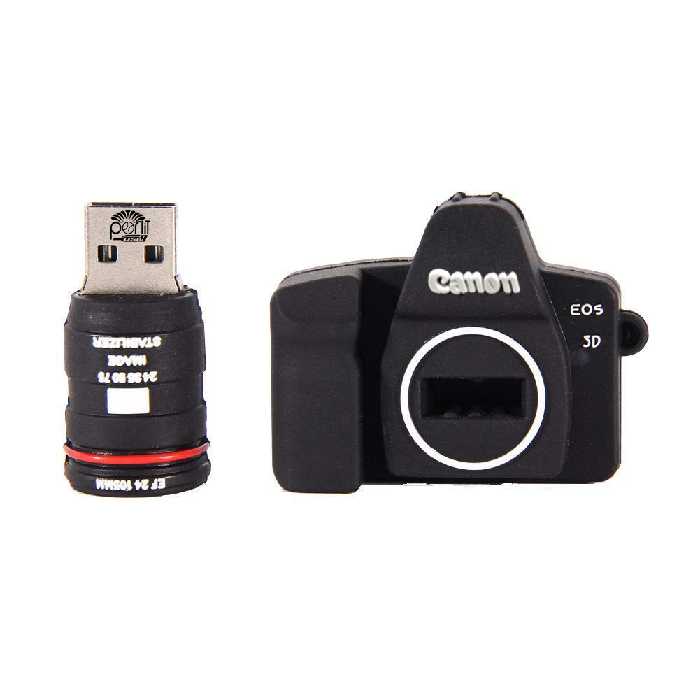 فلش مموری پرلیت یو اس بی طرح دوربین عکاسی مدل P1 ظرفیت 128 گیگابایت