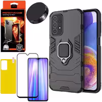 کاور کینگ کونگ مدل BATMAN مناسب برای گوشی موبایل سامسونگ Galaxy A23 به همراه محافظ صفحه نمایش و برچسب محافظ پشت و پایه نگهدارنده گوشی 