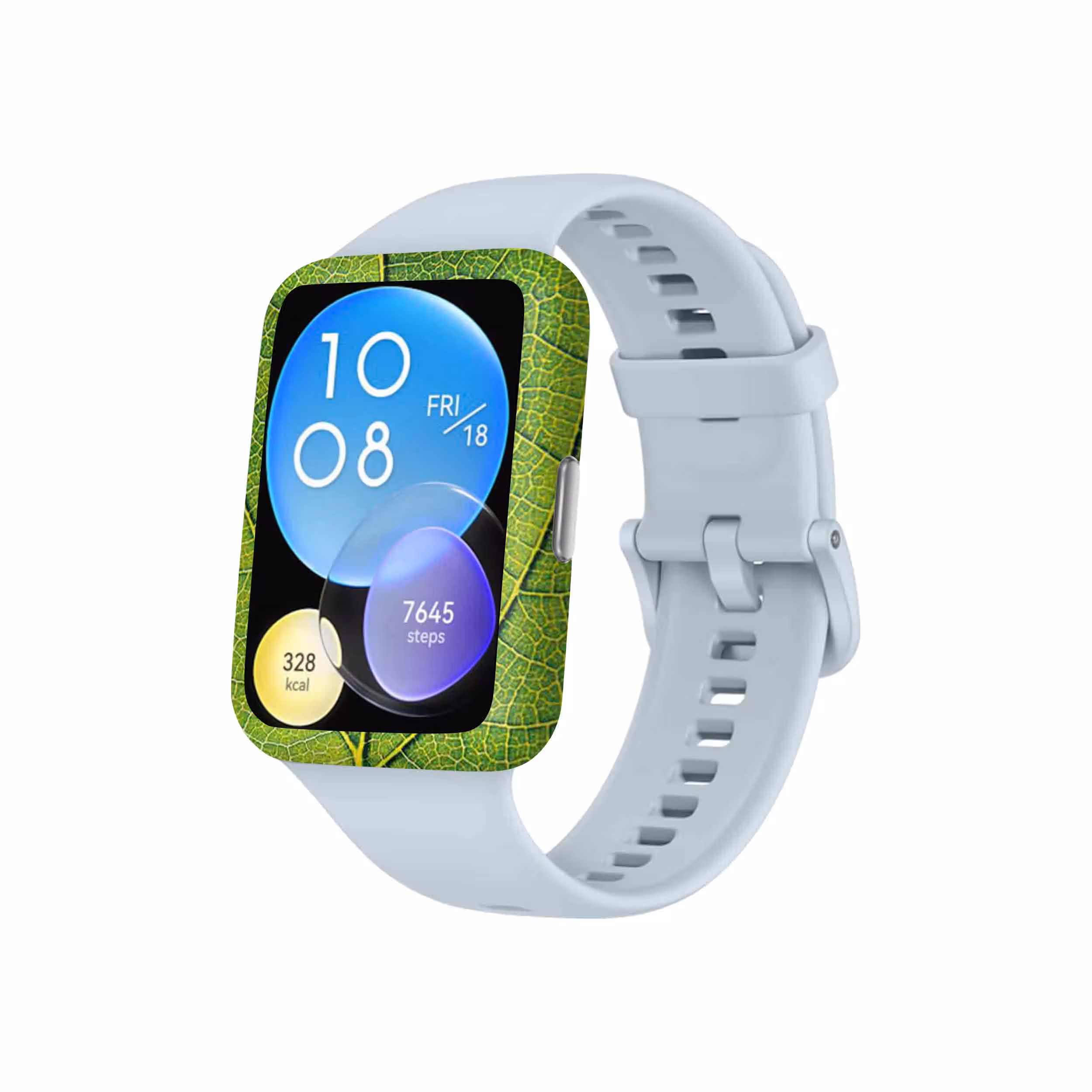 برچسب ماهوت طرح Leaf_Texture مناسب برای ساعت هوشمند هوآوی Watch Fit 2