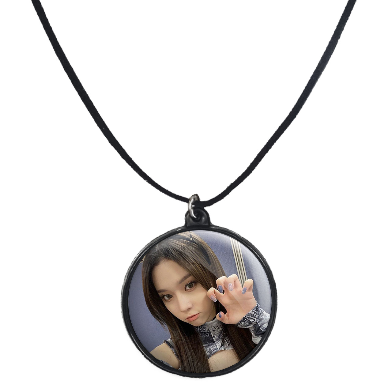 گردنبند پرمانه طرح aespa کد pmb.18497مدل دو طرفه