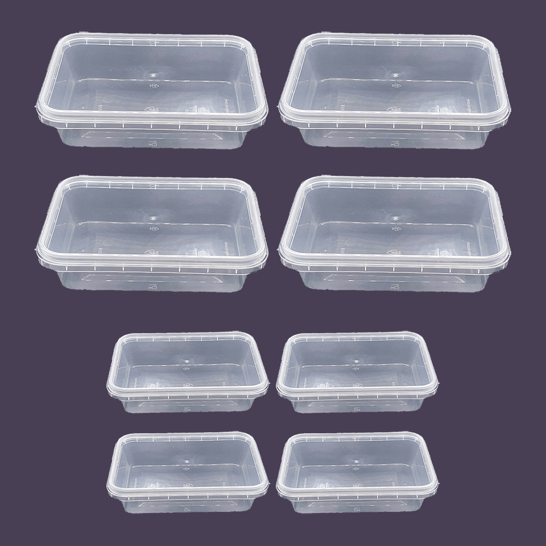 ظرف نگهدارنده مدل فریزری کد 400cc-700cc بسته 8 عددی