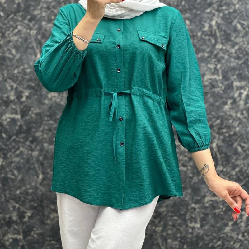 مانتو کمر گت دار تنخور عالی