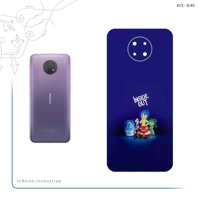 برچسب پوششی ماهوت مدل inside out مناسب برای گوشی موبایل نوکیا G10
