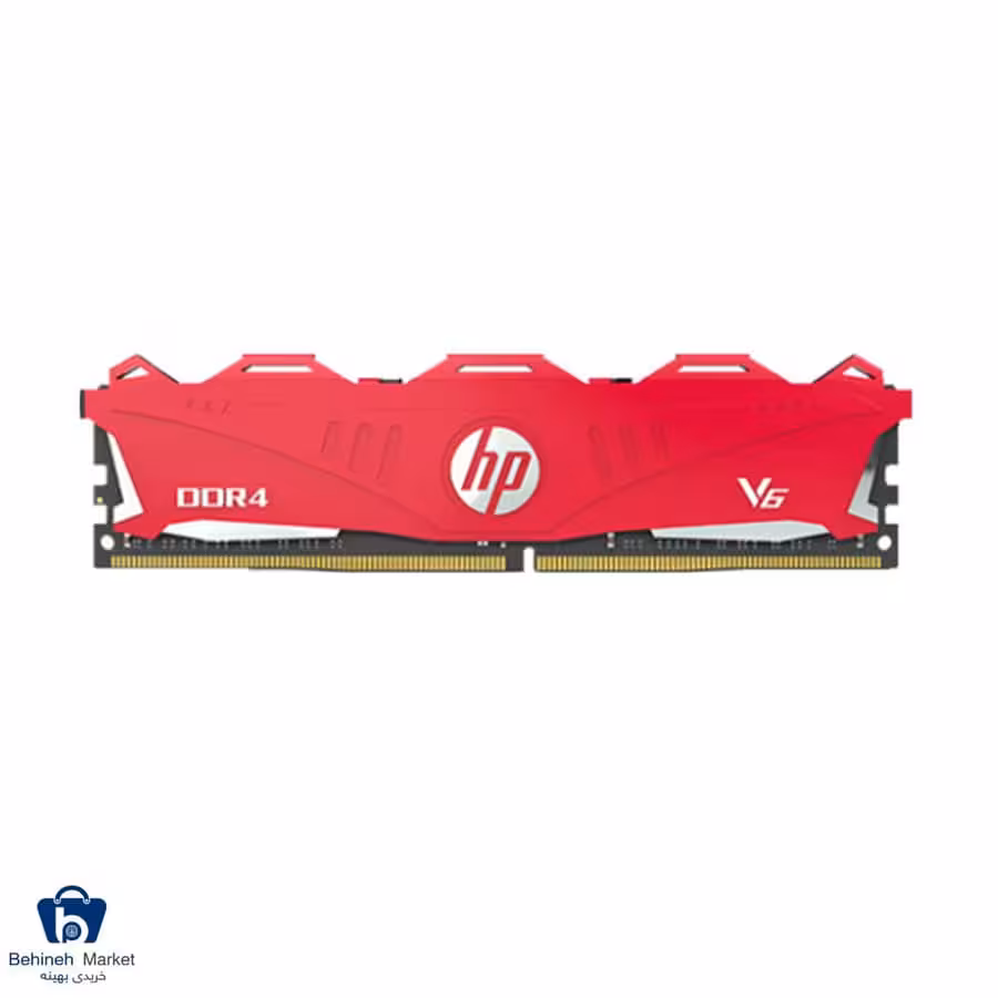 رم دسکتاپ اچ پی مدل V6 16GB DDR4-2400MHz-cl15-Single Channel