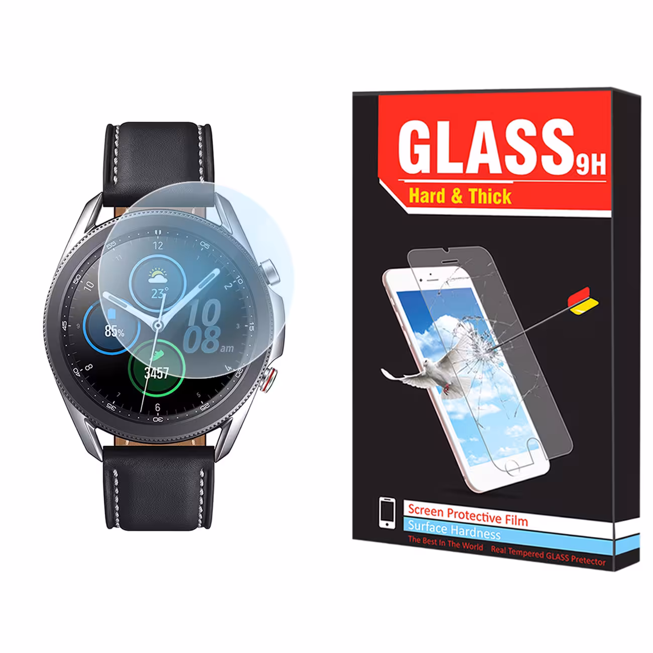 محافظ صفحه نمایش نانو هارد اند تیک مدل NHT مناسب برای ساعت هوشمند سامسونگ Galaxy Watch 3 41mm