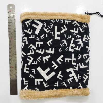 دستمال سر و گردن مدل اسکارف تو خز بافت