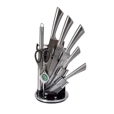 سرویس چاقوی آشپزخانه 9 پارچه سوپر لایف مدل SL-005