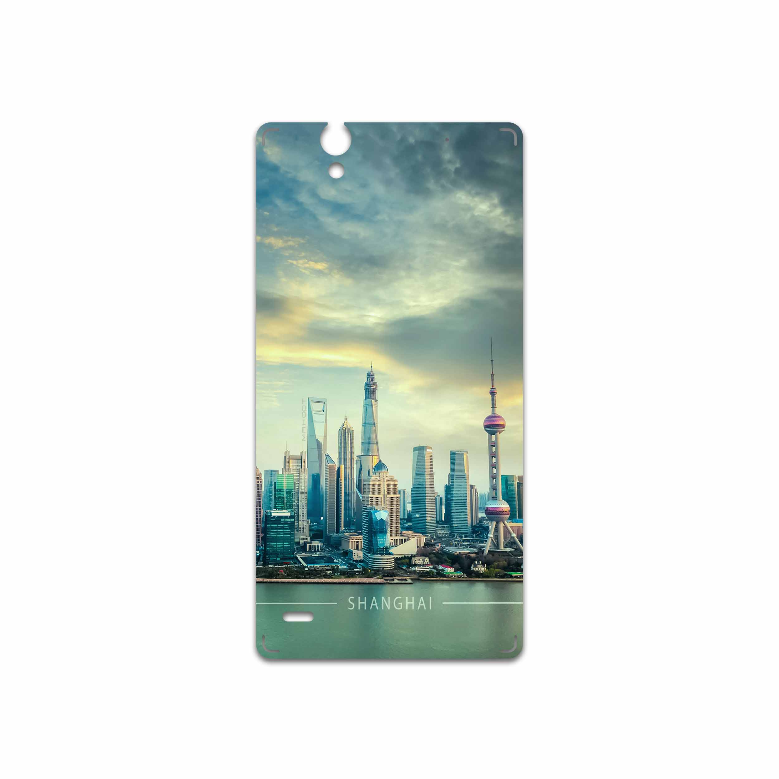 برچسب پوششی ماهوت مدل Shanghai City مناسب برای گوشی موبایل سونی Xperia C4