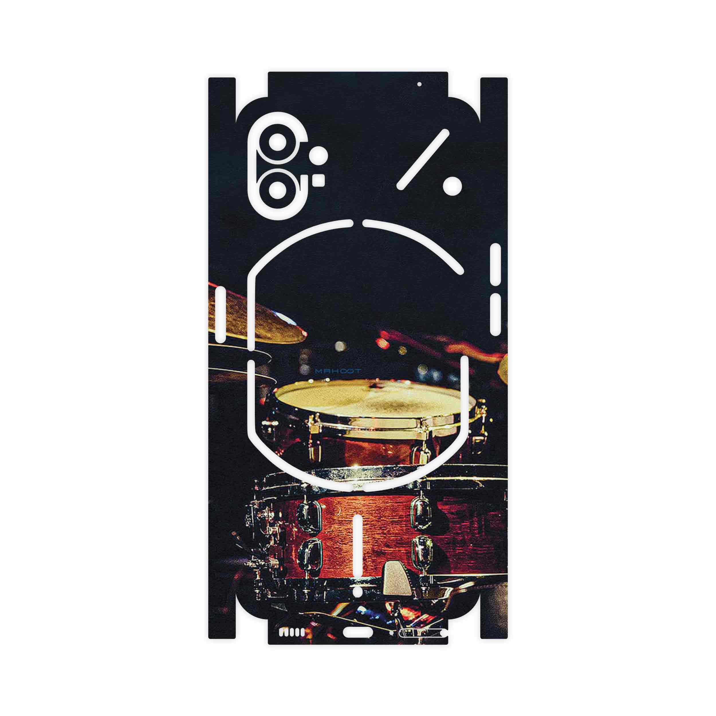 برچسب پوششی ماهوت مدل Drum_Kit-FullSkin مناسب برای گوشی موبایل ناتینگ Phone 1