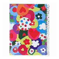 دفتر 120 برگ دونو طرح گلدار