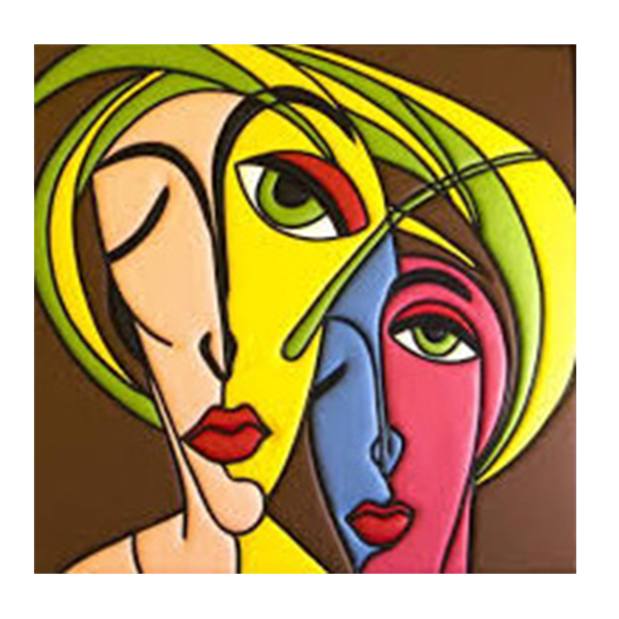 تابلو شاسی طرح نقاشی مدل 891