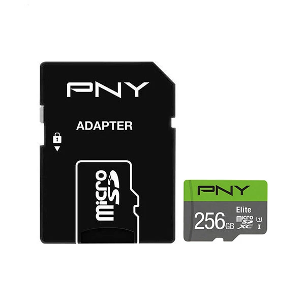 قیمت و خرید کارت حافظه microSDXC پی ان وای 256 گیگابایت مدل PNY Elite