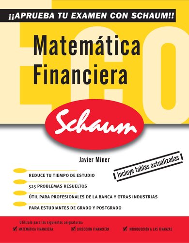 خرید و دانلود نسخه کامل کتاب Matemática financiera