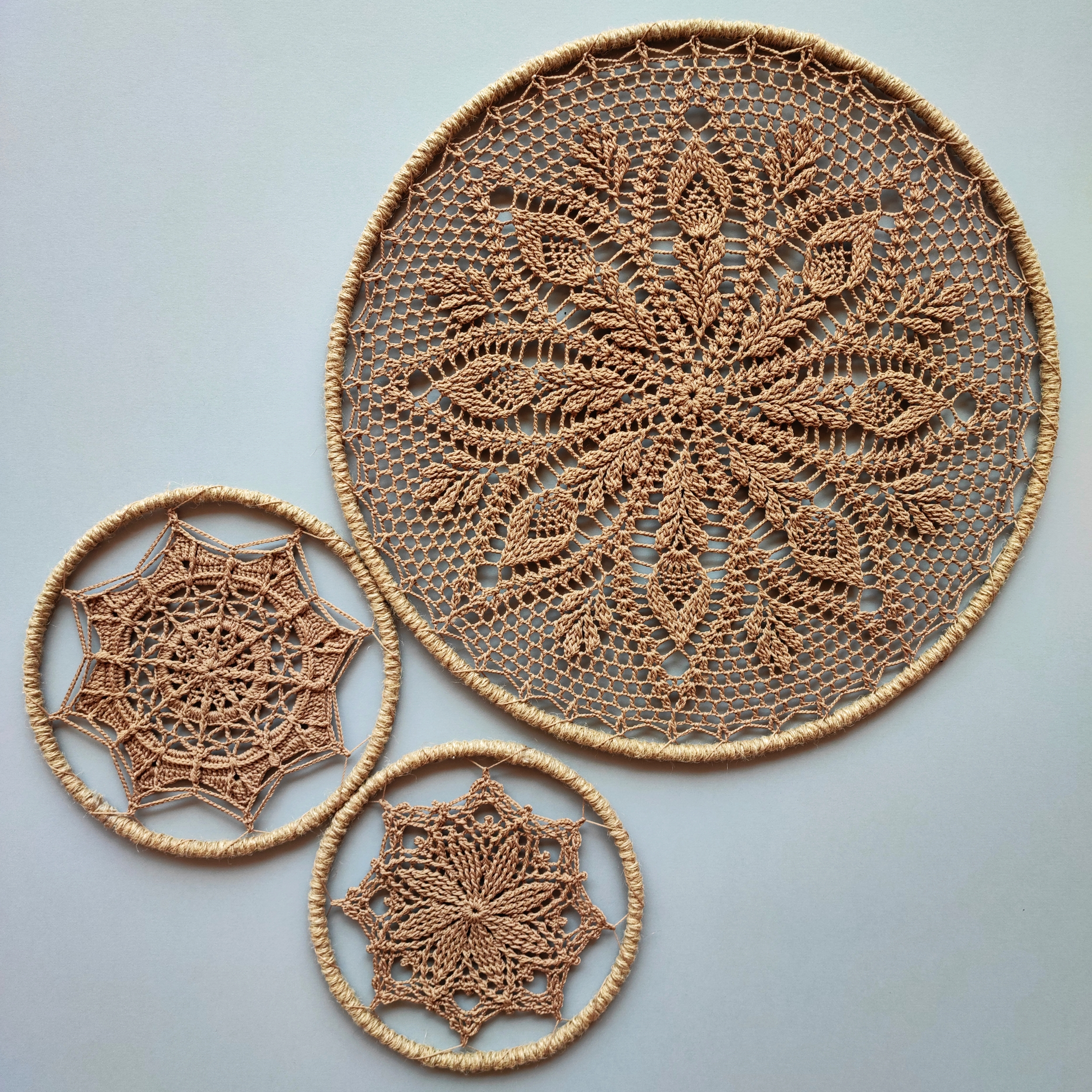 دیوارکوب بافتنی مدل دریم کچر کد R04 مجموعه 3 عددی