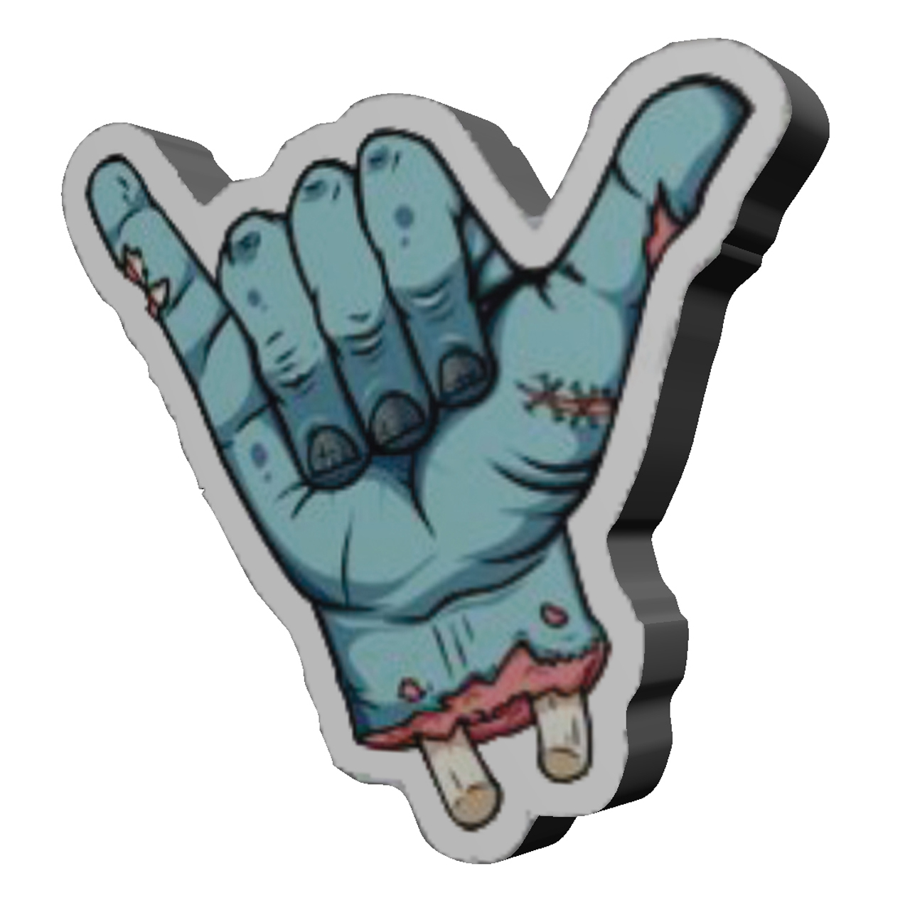 استیکر چوبی مدل Hand15