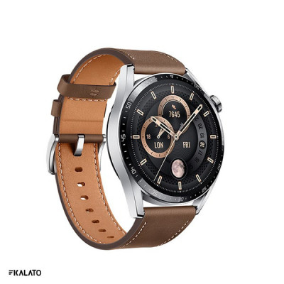 مشخصات، قیمت و خرید ساعت هوشمند مدل GT3 46mm بند چرمی هوآوی