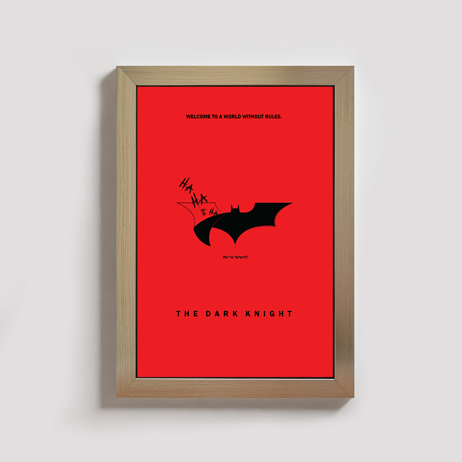 تابلو مدل بتمن و جوکر کد batman and joker BE051