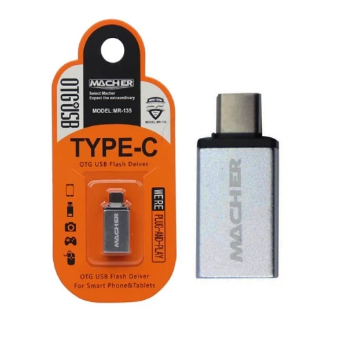 مبدل OTG USB-C مچر مدل MR-135 اتصال فلش و هارد به گوشی