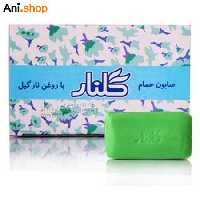 صابون حمام گلنار سبز 6 عددی با روغن نارگیل
