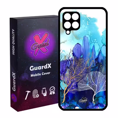 کاور گارد ایکس طرح آبرنگی مدل Glass10292 مناسب برای گوشی موبایل سامسونگ Galaxy A12