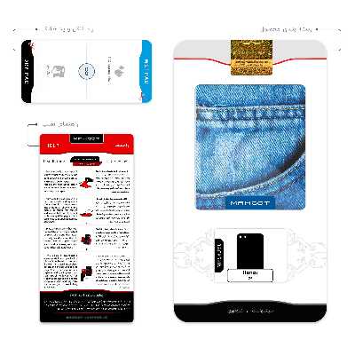 برچسب پوششی ماهوت مدل Fabric Texture 7 مناسب برای گوشی موبایل آنر 7S