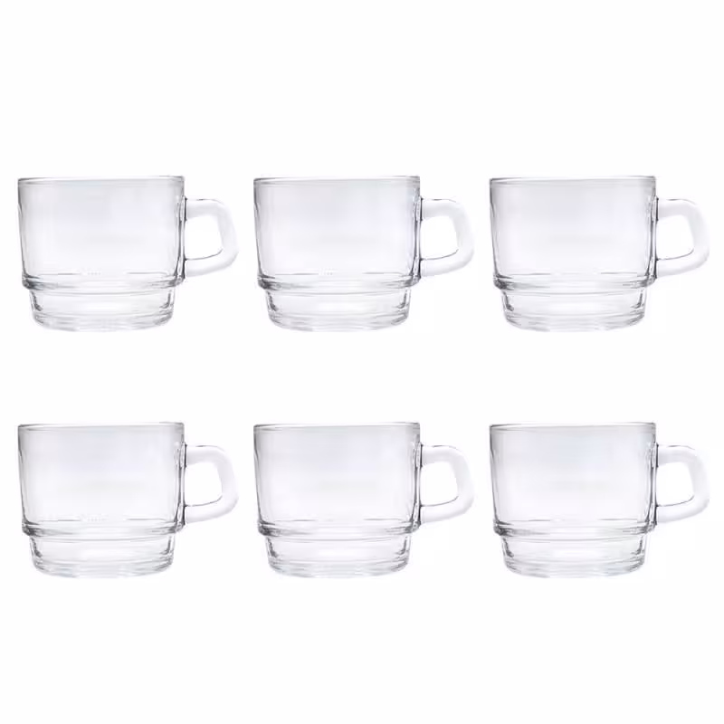 نیم لیوان بلینک مکس مدل هتلی بسته 6 عددی