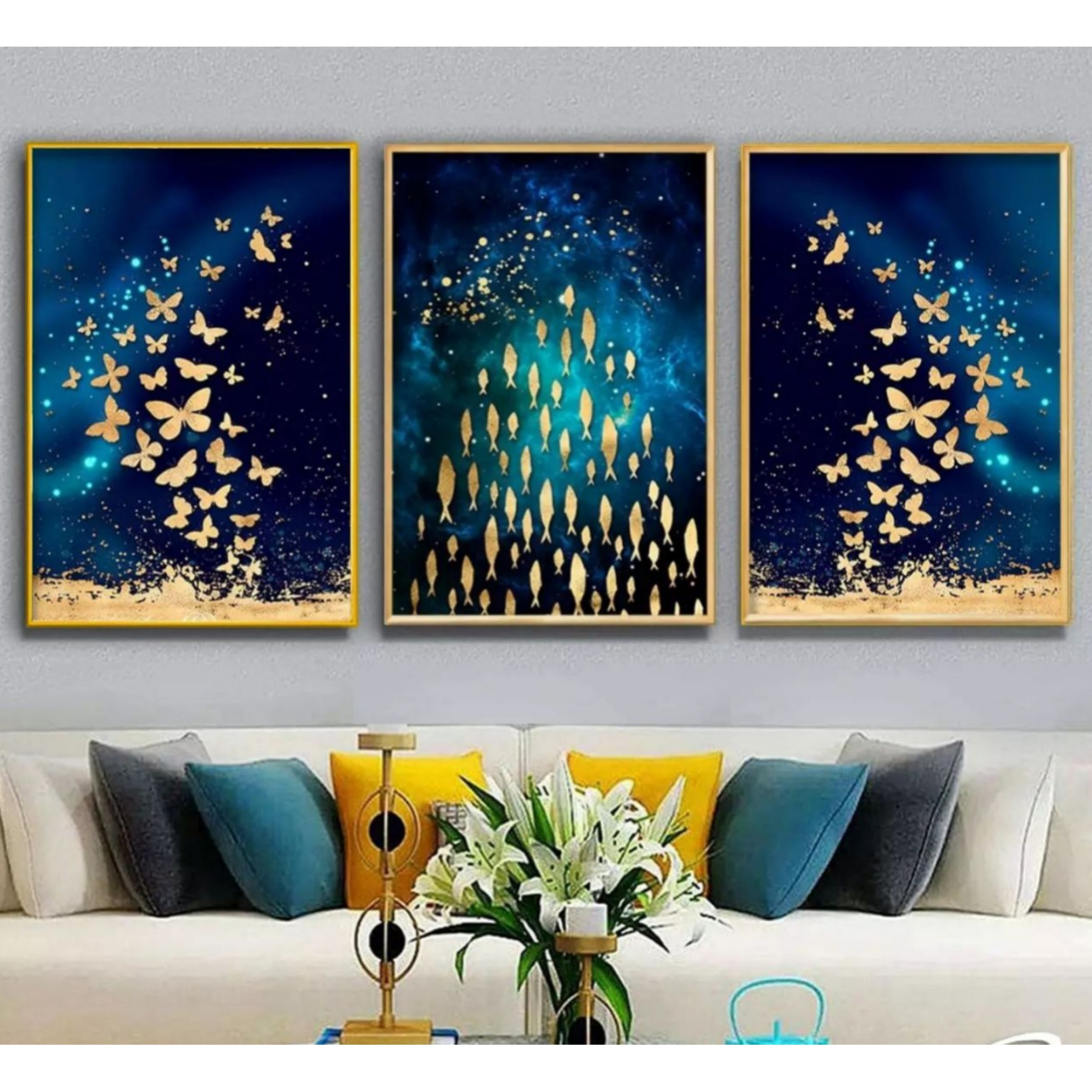 تابلو مدل دکوراتیو کد 1133 بسته 3 عددی