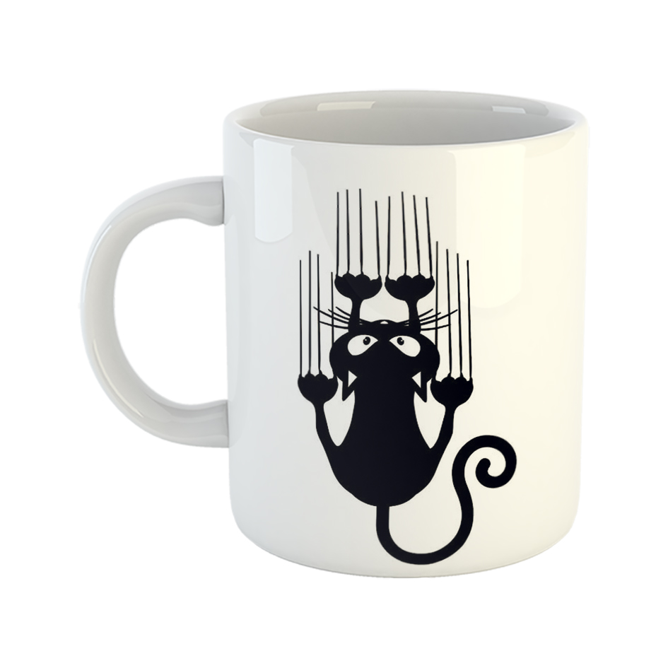 ماگ طرح گربه چنگولی مدل P80040