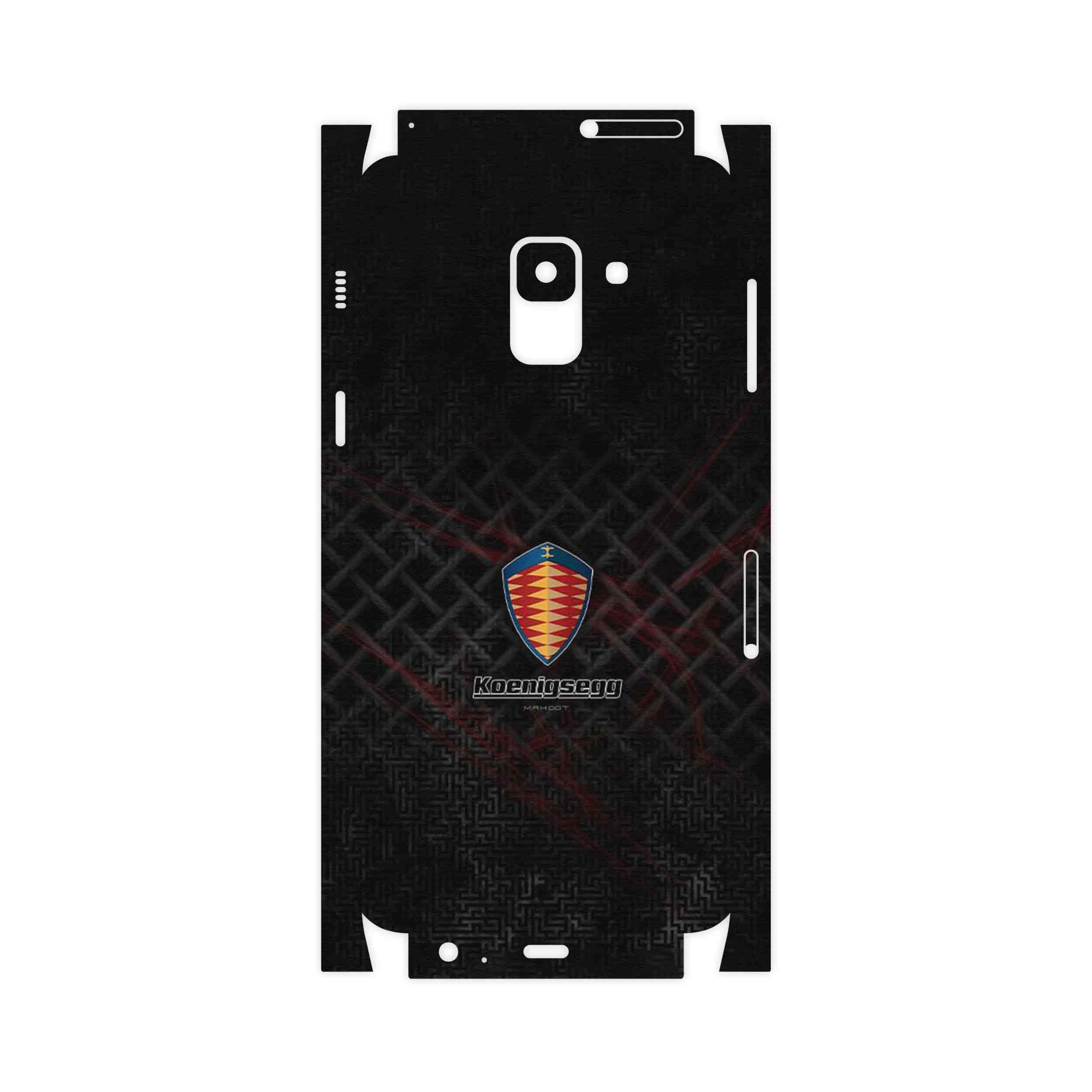 برچسب پوششی ماهوت مدل Koenigsegg Automotive AB-FullSkin مناسب برای گوشی موبایل سامسونگ Galaxy A8 2018