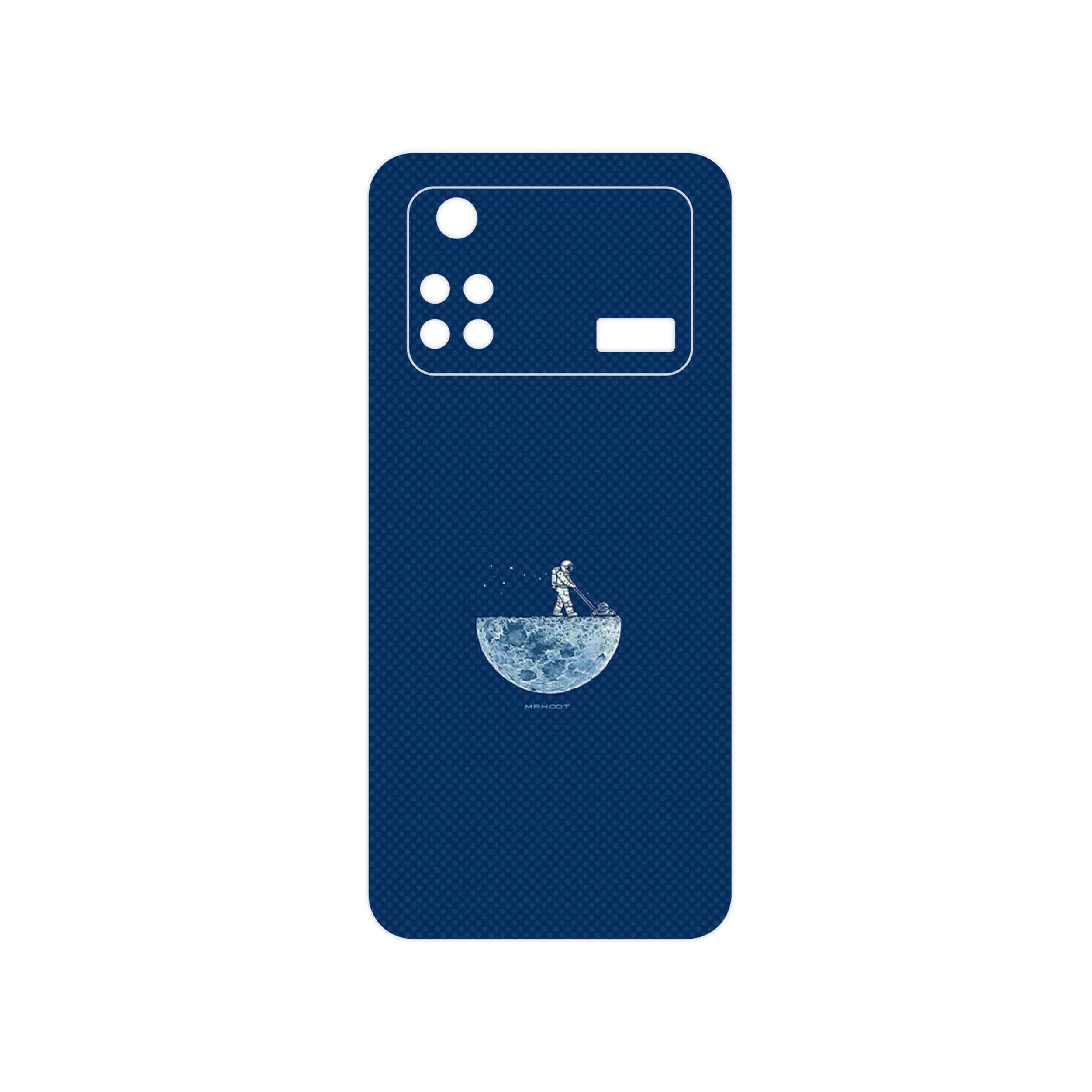 برچسب پوششی ماهوت مدل Minimal Gardener Astronaut مناسب برای گوشی موبایل شیائومی Poco M4 Pro 4G