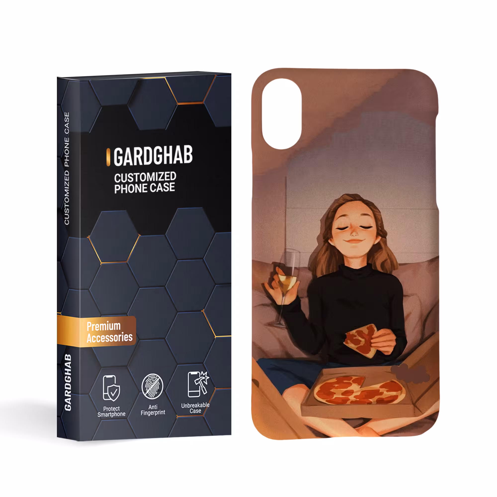 کاور گارد قاب مدل دخترانه مناسب برای گوشی موبایل اپل iphone x xs