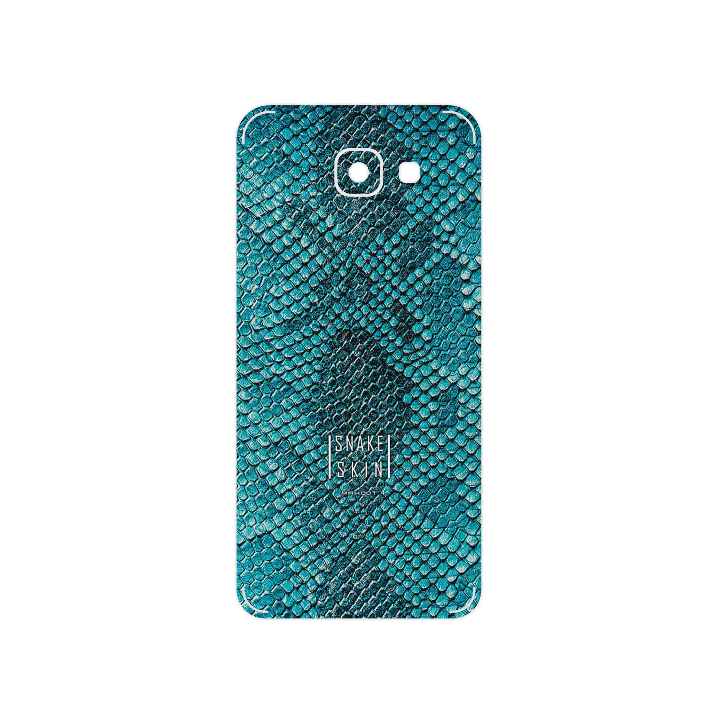 برچسب پوششی ماهوت مدل Blue Snake Skin مناسب برای گوشی موبایل سامسونگ Galaxy A8 2016