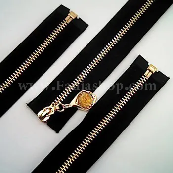 زیپ 75 سانت فلزی سری نگین دار