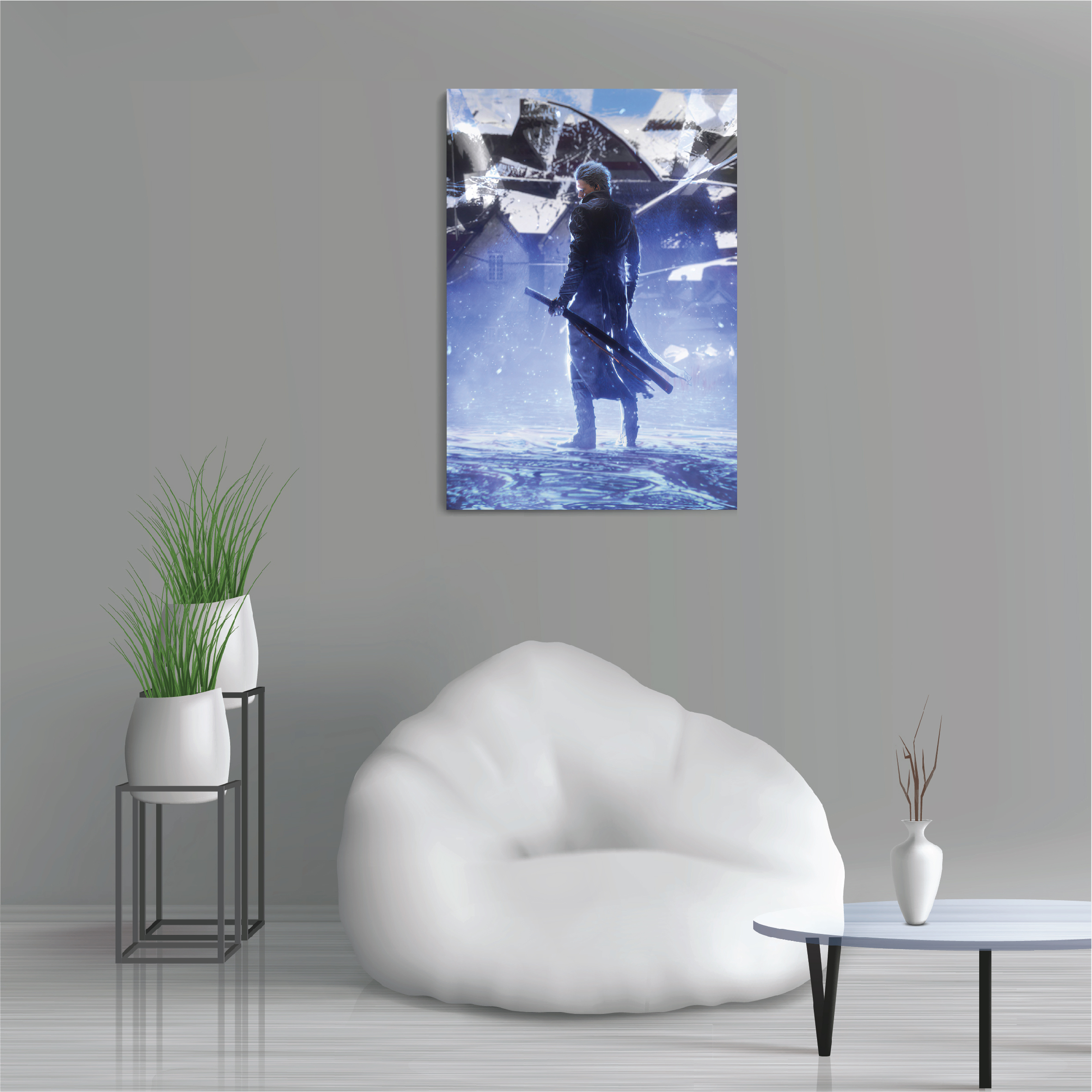 تابلو شاسی طرح گیم ورجیل Devil May Cry Vergil مدل M0567