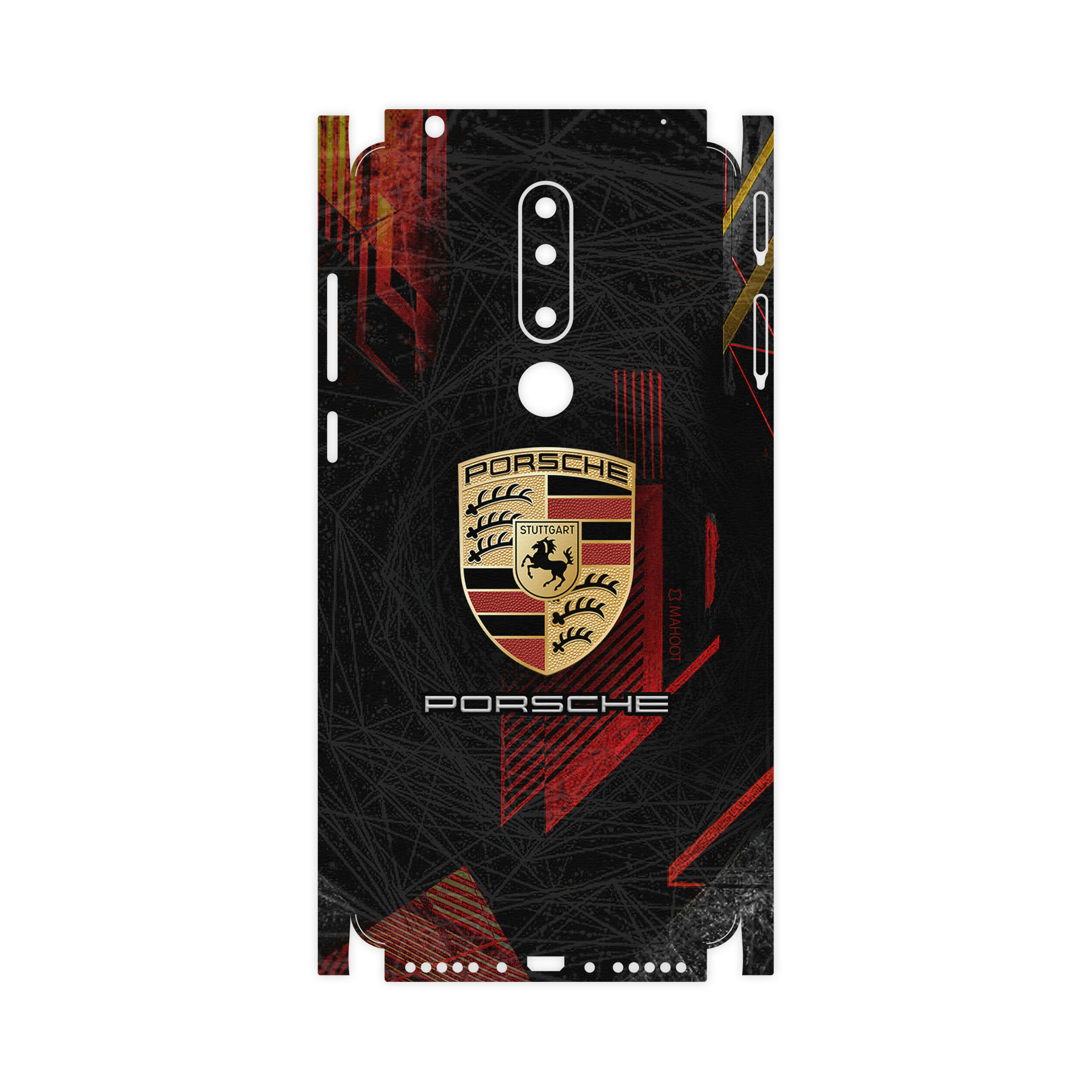برچسب پوششی ماهوت مدل Porsche-FullSkin مناسب برای گوشی موبایل نوکیا 3.1 Plus
