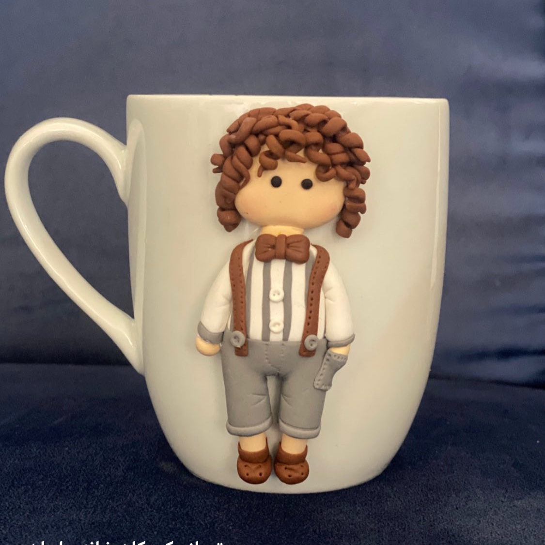 ماگ طرح پسر فرفری 