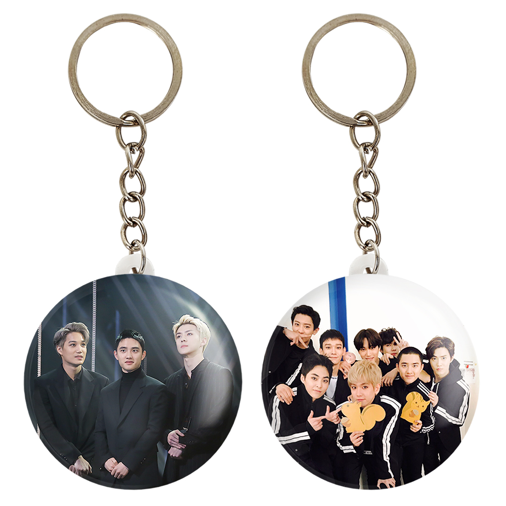 جاکلیدی خندالو مدل گروه اکسو EXO کد 1366513666 مجموعه 2 عددی