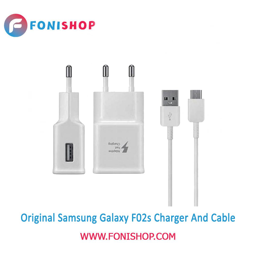 کابل و شارژر فست شارژ اصلی سامسونگ Samsung Galaxy F02s