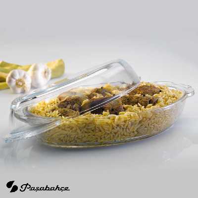 ظرف پخت پاشاباغچه مدل Borcam کد 159053 مجموعه 3 عددی