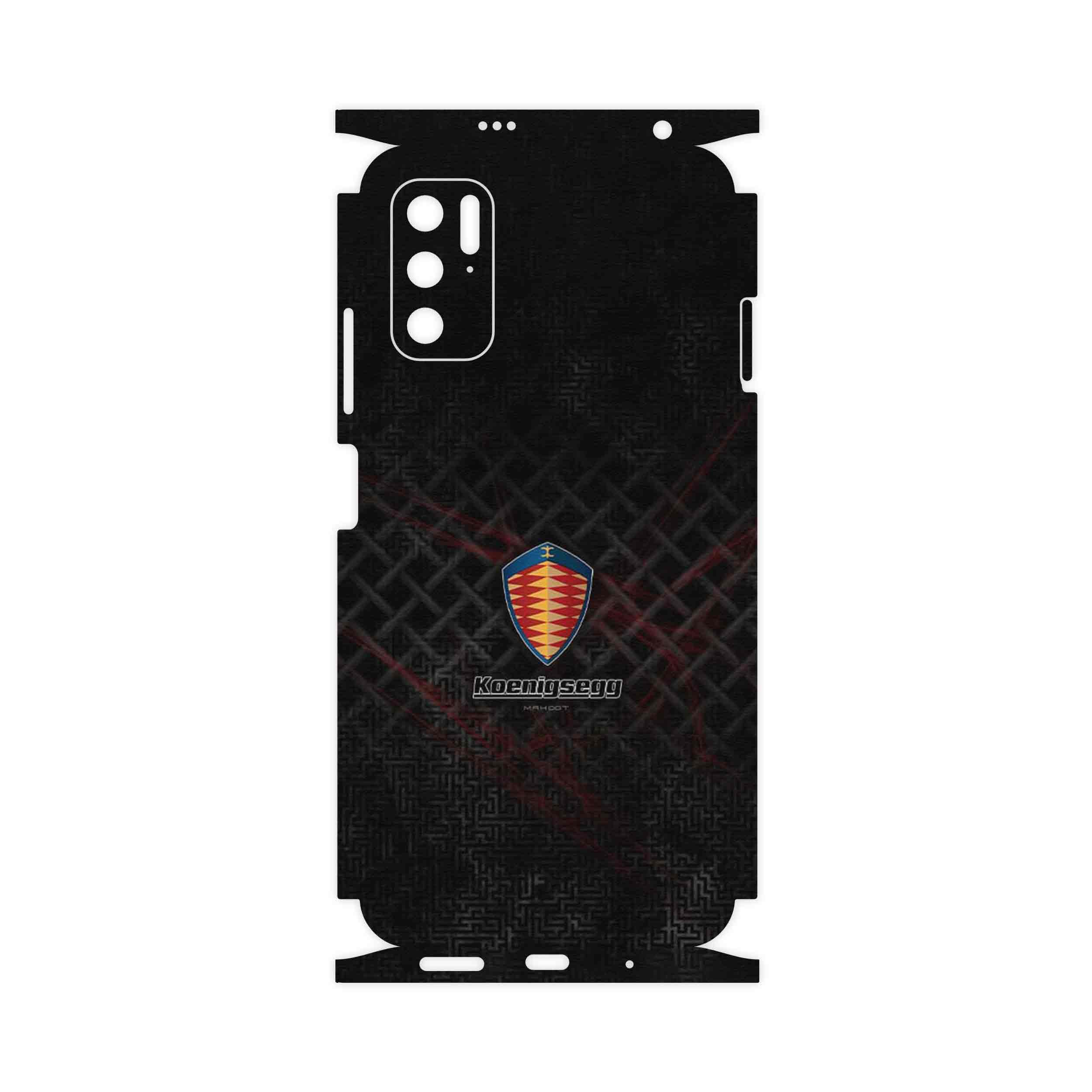 برچسب پوششی ماهوت مدل Koenigsegg Automotive AB-FullSkin مناسب برای گوشی موبایل شیائومی Redmi Note 11SE