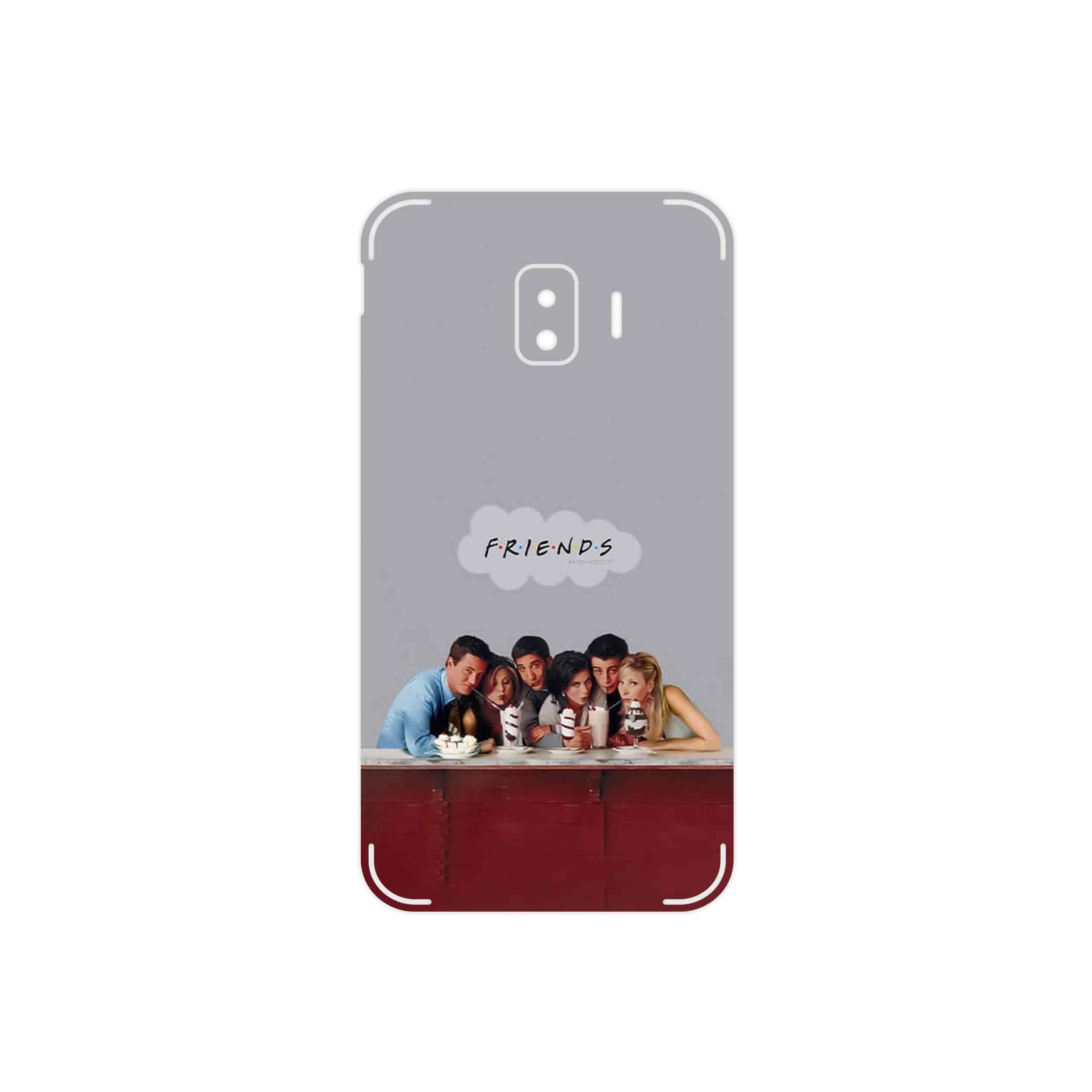 برچسب پوششی ماهوت مدل Friends 1 مناسب برای گوشی موبایل سامسونگ Galaxy J2 Core