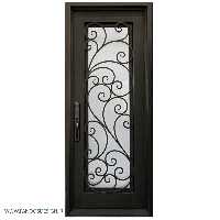 درب نفررو فرفروژه فلزی لابی کد 2133