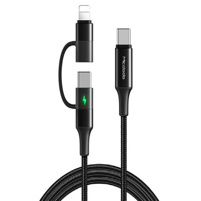 کابل دو سر سریع مک دودو Mcdodo CA-712 2 in 1 Cable 1.2m
