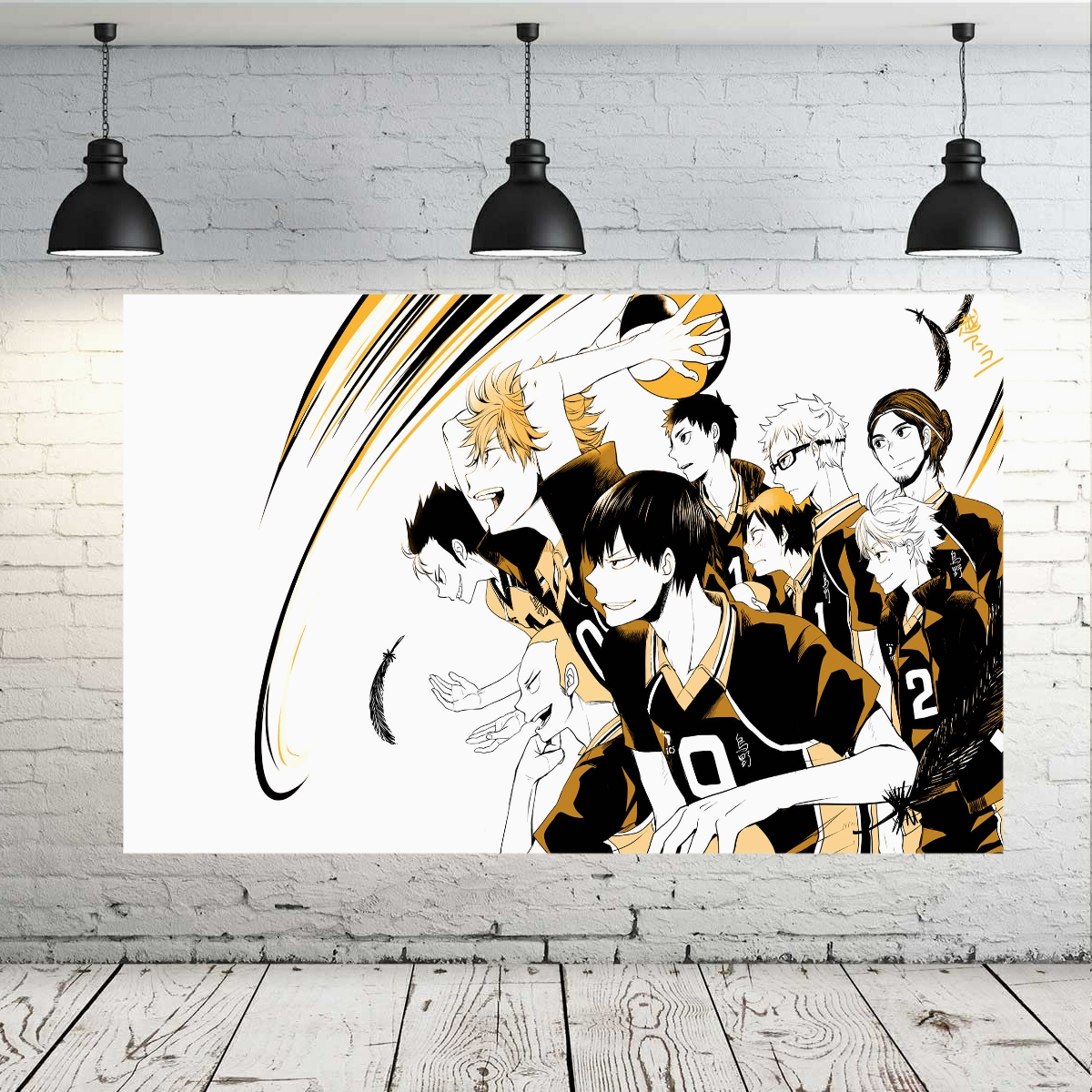تابلو بوم طرح انیمه هایکیو - Haikyu مدل SDB1503