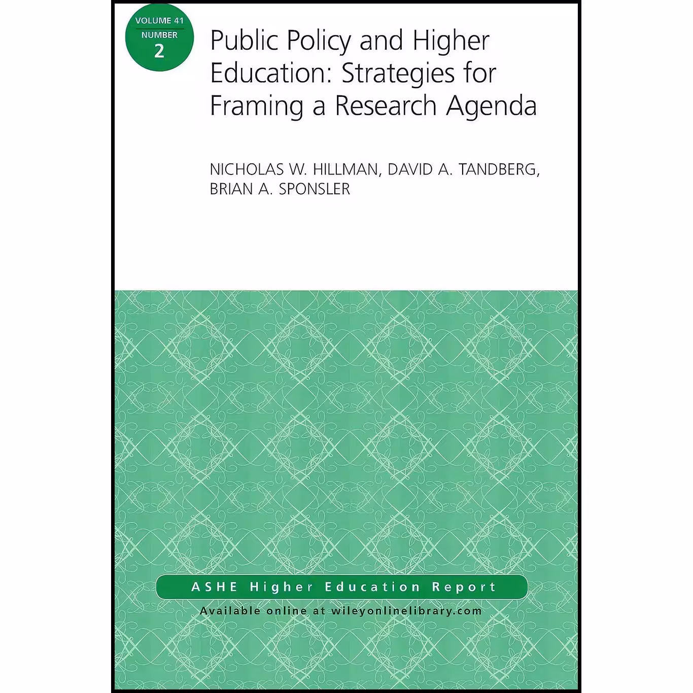 کتاب زبان اصلی Public Policy and Higher Education اثر جمعی از نویسندگان