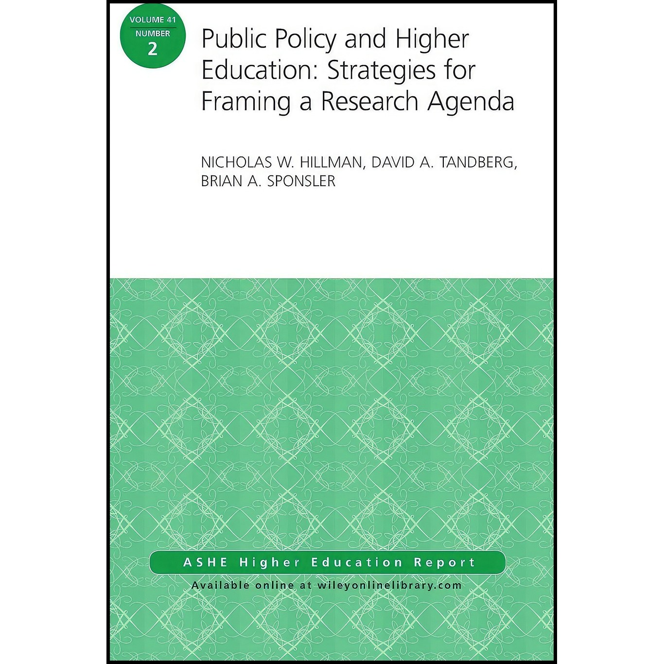 کتاب زبان اصلی Public Policy and Higher Education اثر جمعی از نویسندگان